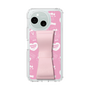 スリムプロテクションケース - STAND & RING RIBBON Sakura Pink［ エスターバニー - Pattern ］