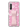 スリムプロテクションケース - STAND & RING RIBBON Sakura Pink［ エスターバニー - Pattern ］