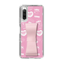 スリムプロテクションケース - STAND & RING RIBBON Sakura Pink［ エスターバニー - Pattern ］
