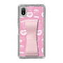 スリムプロテクションケース - STAND & RING RIBBON Sakura Pink［ エスターバニー - Pattern ］
