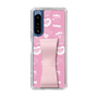 スリムプロテクションケース - STAND & RING RIBBON Sakura Pink［ エスターバニー - Pattern ］