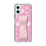 スリムプロテクションケース - STAND & RING RIBBON Sakura Pink［ エスターバニー - Pattern ］