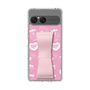 スリムプロテクションケース - STAND & RING RIBBON Sakura Pink［ エスターバニー - Pattern ］