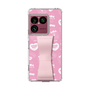 スリムプロテクションケース - STAND & RING RIBBON Sakura Pink［ エスターバニー - Pattern ］