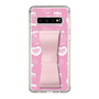 スリムプロテクションケース - STAND & RING RIBBON Sakura Pink［ エスターバニー - Pattern ］