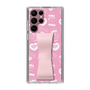 スリムプロテクションケース - STAND & RING RIBBON Sakura Pink［ エスターバニー - Pattern ］