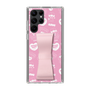 スリムプロテクションケース - STAND & RING RIBBON Sakura Pink［ エスターバニー - Pattern ］