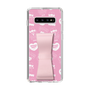 スリムプロテクションケース - STAND & RING RIBBON Sakura Pink［ エスターバニー - Pattern ］