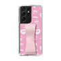 スリムプロテクションケース - STAND & RING RIBBON Sakura Pink［ エスターバニー - Pattern ］