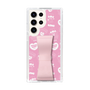 スリムプロテクションケース - STAND & RING RIBBON Sakura Pink［ エスターバニー - Pattern ］