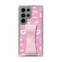 スリムプロテクションケース - STAND & RING RIBBON Sakura Pink［ エスターバニー - Pattern ］