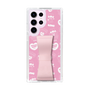 スリムプロテクションケース - STAND & RING RIBBON Sakura Pink［ エスターバニー - Pattern ］