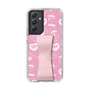 スリムプロテクションケース - STAND & RING RIBBON Sakura Pink［ エスターバニー - Pattern ］