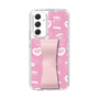 スリムプロテクションケース - STAND & RING RIBBON Sakura Pink［ エスターバニー - Pattern ］