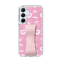 スリムプロテクションケース - STAND & RING RIBBON Sakura Pink［ エスターバニー - Pattern ］