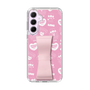 スリムプロテクションケース - STAND & RING RIBBON Sakura Pink［ エスターバニー - Pattern ］
