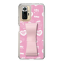 スリムプロテクションケース - STAND & RING RIBBON Sakura Pink［ エスターバニー - Pattern ］