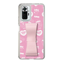 スリムプロテクションケース - STAND & RING RIBBON Sakura Pink［ エスターバニー - Pattern ］