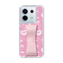 スリムプロテクションケース - STAND & RING RIBBON Sakura Pink［ エスターバニー - Pattern ］
