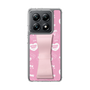 スリムプロテクションケース - STAND & RING RIBBON Sakura Pink［ エスターバニー - Pattern ］