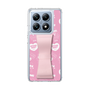 スリムプロテクションケース - STAND & RING RIBBON Sakura Pink［ エスターバニー - Pattern ］