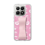 スリムプロテクションケース - STAND & RING RIBBON Sakura Pink［ エスターバニー - Pattern ］