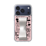 スリムプロテクションケース - STAND & RING RIBBON Silver［ 内藤ルネ - RUNE Girl Retro & Modern - Pink ］
