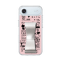 スリムプロテクションケース - STAND & RING RIBBON Silver［ 内藤ルネ - RUNE Girl Retro & Modern - Pink ］