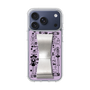 スリムプロテクションケース - STAND & RING RIBBON Silver［ 内藤ルネ - RUNE Girl Retro & Modern - Purple ］