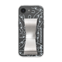 スリムプロテクションケース - STAND & RING RIBBON Silver［ シナモロール - リボン - フェイス ］