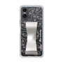 スリムプロテクションケース - STAND & RING RIBBON Silver［ マイメロディ - リボン - フェイス ］