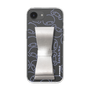 スリムプロテクションケース - STAND & RING RIBBON Silver［ リトルツインスターズ - リボン - フェイス ］