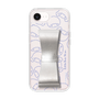 スリムプロテクションケース - STAND & RING RIBBON Silver［ リトルツインスターズ - リボン - フェイス ］