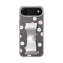 スリムプロテクションケース - STAND & RING RIBBON Silver［ シナぷしゅ - みずたま ］