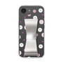 スリムプロテクションケース - STAND & RING RIBBON Silver［ シナぷしゅ - みずたま ］