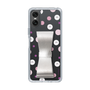 スリムプロテクションケース - STAND & RING RIBBON Silver［ シナぷしゅ - みずたま ］