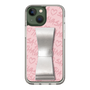 スリムプロテクションケース - STAND & RING RIBBON Silver［ Samantha Thavasa - スクリッタ - ピンク ］