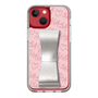 スリムプロテクションケース - STAND & RING RIBBON Silver［ Samantha Thavasa - スクリッタ - ピンク ］