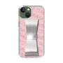 スリムプロテクションケース - STAND & RING RIBBON Silver［ Samantha Thavasa - スクリッタ - ピンク ］