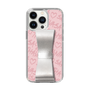 スリムプロテクションケース - STAND & RING RIBBON Silver［ Samantha Thavasa - スクリッタ - ピンク ］