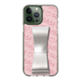 スリムプロテクションケース - STAND & RING RIBBON Silver［ Samantha Thavasa - スクリッタ - ピンク ］