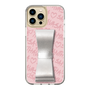 スリムプロテクションケース - STAND & RING RIBBON Silver［ Samantha Thavasa - スクリッタ - ピンク ］