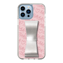 スリムプロテクションケース - STAND & RING RIBBON Silver［ Samantha Thavasa - スクリッタ - ピンク ］