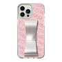 スリムプロテクションケース - STAND & RING RIBBON Silver［ Samantha Thavasa - スクリッタ - ピンク ］