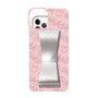 スリムプロテクションケース - STAND & RING RIBBON Silver［ Samantha Thavasa - スクリッタ - ピンク ］