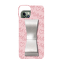 スリムプロテクションケース - STAND & RING RIBBON Silver［ Samantha Thavasa - スクリッタ - ピンク ］