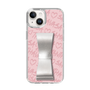 スリムプロテクションケース - STAND & RING RIBBON Silver［ Samantha Thavasa - スクリッタ - ピンク ］