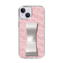 スリムプロテクションケース - STAND & RING RIBBON Silver［ Samantha Thavasa - スクリッタ - ピンク ］