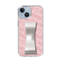 スリムプロテクションケース - STAND & RING RIBBON Silver［ Samantha Thavasa - スクリッタ - ピンク ］