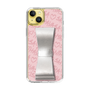 スリムプロテクションケース - STAND & RING RIBBON Silver［ Samantha Thavasa - スクリッタ - ピンク ］